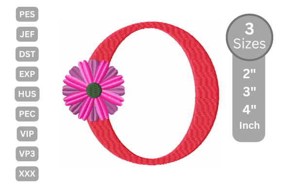 Blossom Alphabet Letter - O Review for Real Embroidery Projects