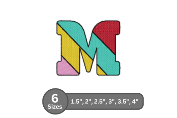 Candy Stripe Alphabet -M: A Designer’s Review for Personalized Gifts