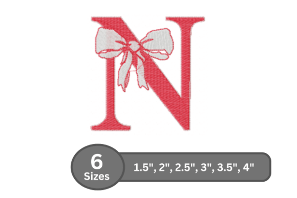 Cherry Knot Alphabet -N: A Stylish Monogram for Etsy Sellers