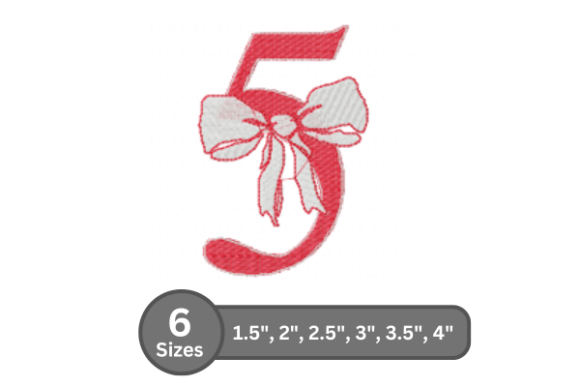 Cherry Knot Number -5: A Stylish Monogram for Craft Fair Appeal