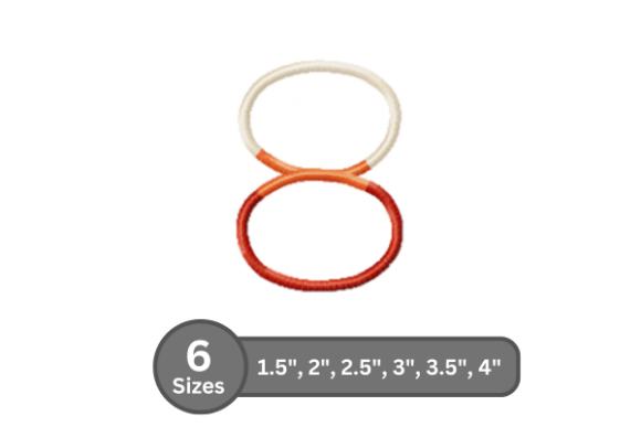 Color Bar Number -8: A Fresh Monogram for Boutique Embroidery