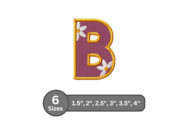 Daisy Joy Alphabet -B: A Designer's Take for Boutique Apparel