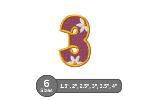 Daisy Joy Number -3: A Stylish Monogram for Etsy Sellers
