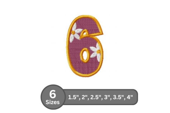 Daisy Joy Number -6: A Stylish Monogram for Etsy Sellers