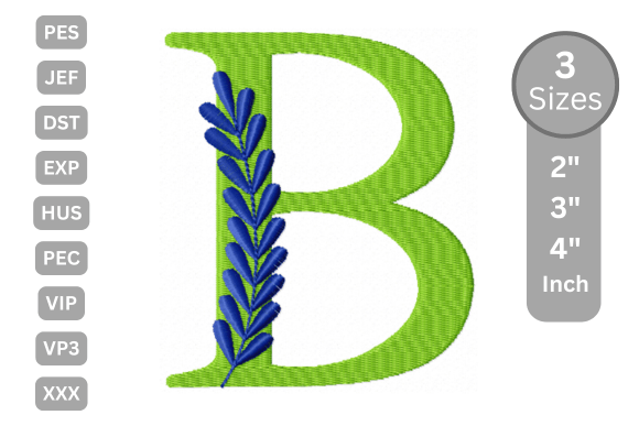 Elegant Floral Alphabet Letter -B: A Designer’s Real-World Review