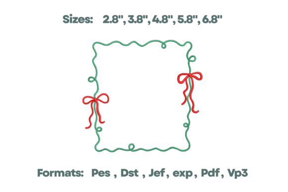 Ribbon Garland Frame Monogram Border Review for Small Shop Sellers
