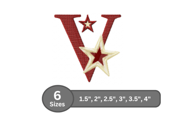 Star Pop Alphabet -V: A Designer’s Review for Boutique Sweatshirt Embroidery